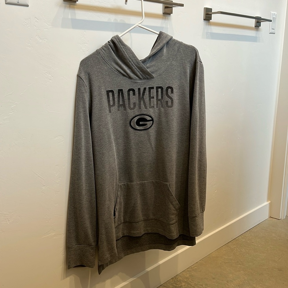 Grey Green Bay Packers hoodie